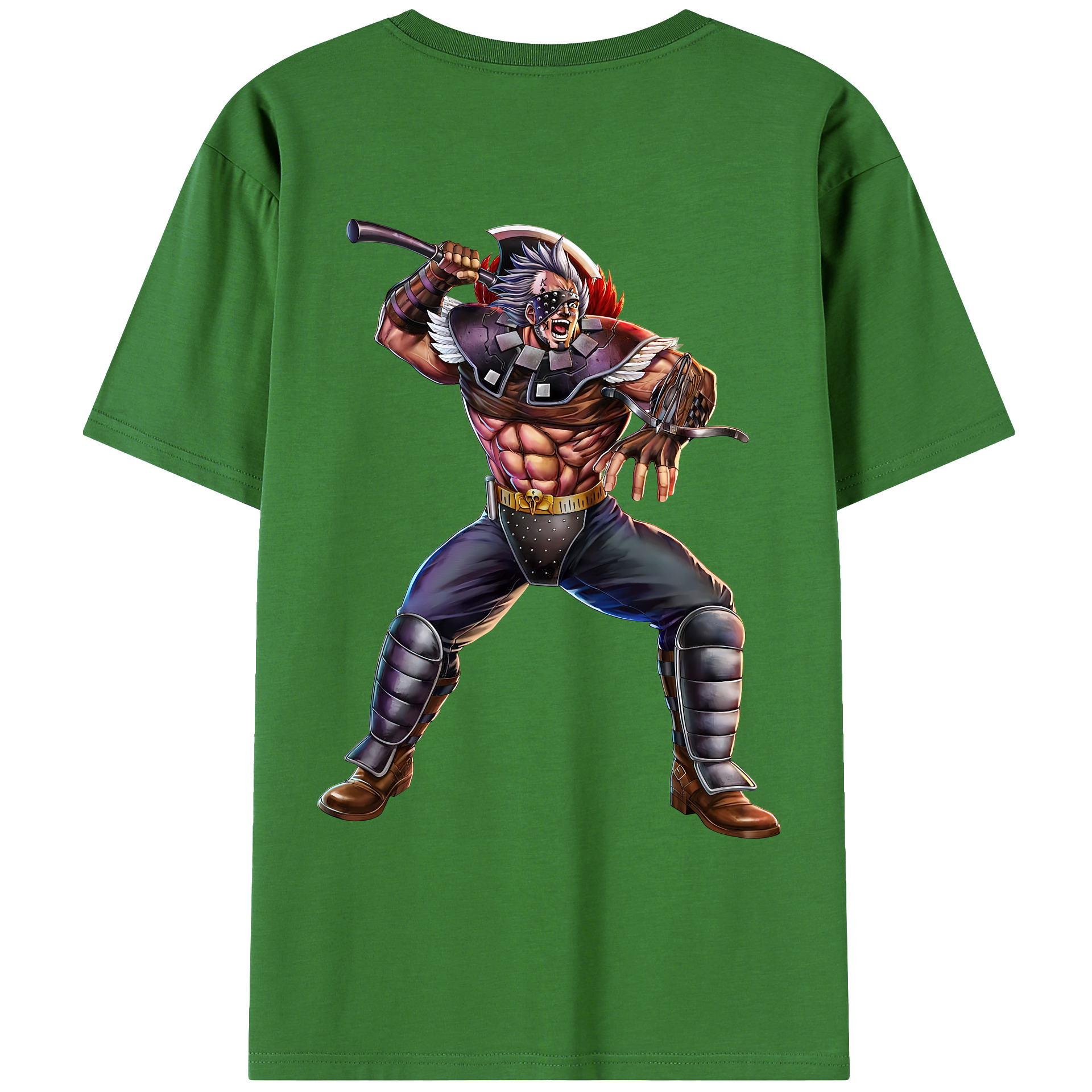 （画像用） 北斗の拳 Fist of the North Star レディース半袖Tシャツ(バックプリント)